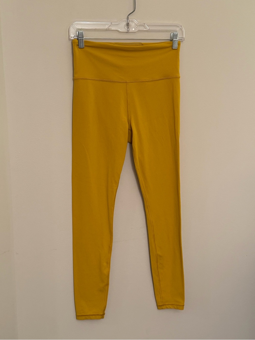 Athleta Ultra High Rise Elation Tights in Yellow size Small